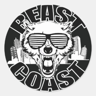 Beast Coast Ronde Sticker