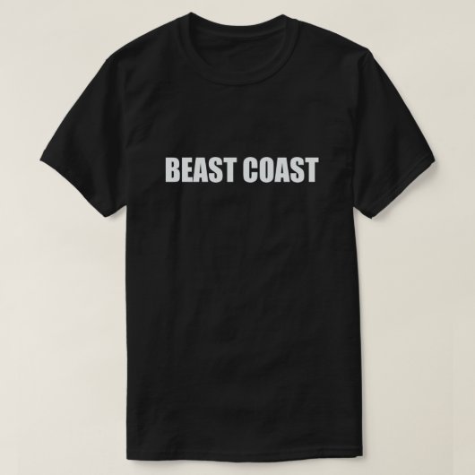 BEAST COAST T-SHIRT (Design voorkant)