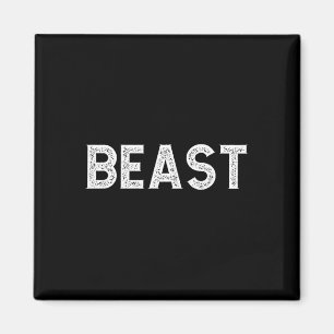 Beast Cool Mannen Gym Workout Sport Muscle Bodybui Magneet