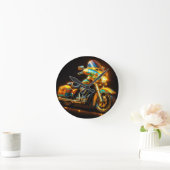 "Beast de Neon Road - horloge murale de moto perso (Maison)
