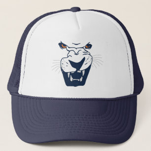 BEAST MET FANGS EN GEEL OGEN TRUCKER PET