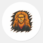 Beast Mine The Garbage Man Craft _1 Ronde Sticker (Voorkant)