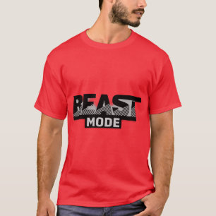 Beast Mode Fitness Motivatie Quote T-Shirt