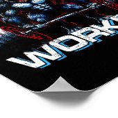 Beast Silverback Deadlift Gym Jokes Gorilla Workou Poster (Hoek)