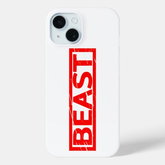 Beast Stempel Case-Mate iPhone Case (Achterkant)