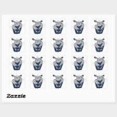 BEAST VIERKANTE STICKER (Vel)