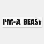 BEASTBUMPER BUMPERSTICKER (Voorkant)
