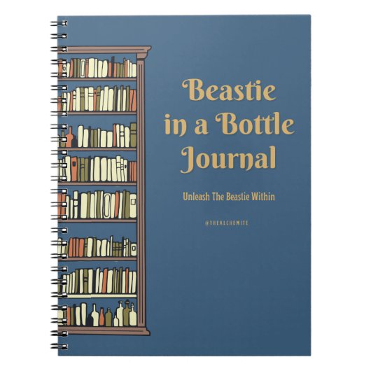 Beastie dans un petit journal en bouteille (Devant)
