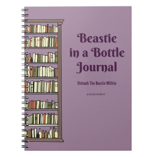 Beastie dans un petit journal en bouteille (Devant)