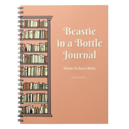Beastie dans un petit journal en bouteille (Devant)