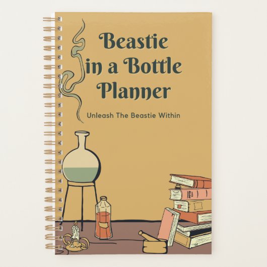 Beastie dans une bouteille Petit planificateur (Devant)