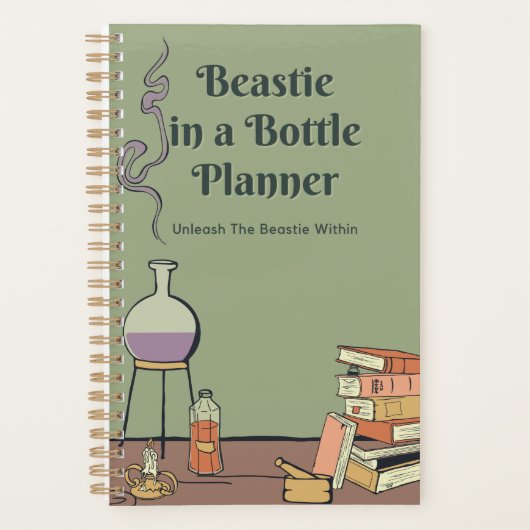 Beastie dans une bouteille Petit planificateur (Devant)