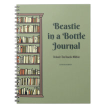 Beastie in een Bottle Journal - Boekenkast Ontwerp