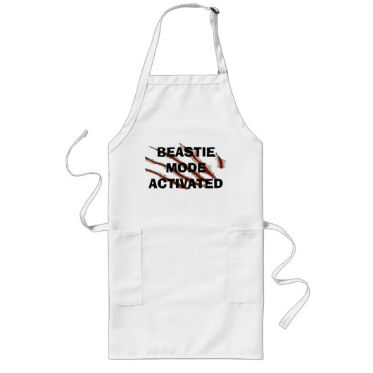 Beastie-modus Apron activeren Lang Schort (Voorkant)