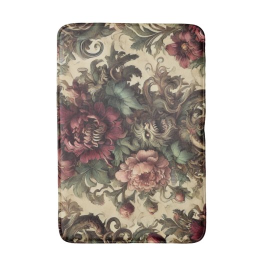 Beastly Bouquet – Gotisch Victoriaans Badmat (Voorkant Verticaal)