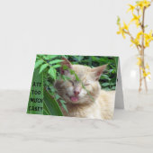 Beast's Birthday Kaart (Gele Bloem)