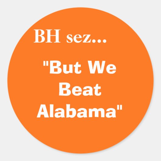 beat AL - Gepersonaliseerd Ronde Sticker (Voorkant)