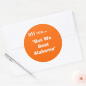 beat AL - Gepersonaliseerd Ronde Sticker (Envelop)