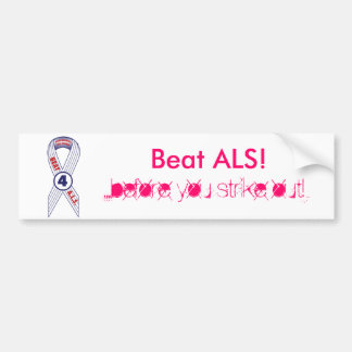 Beat ALS Bumpersticker