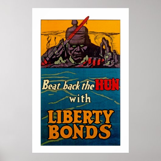 Beat Back the Hun Hun Poster (Voorkant)