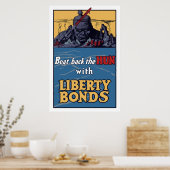 Beat Back The Hun With Liberty Bonds Poster (Keuken)
