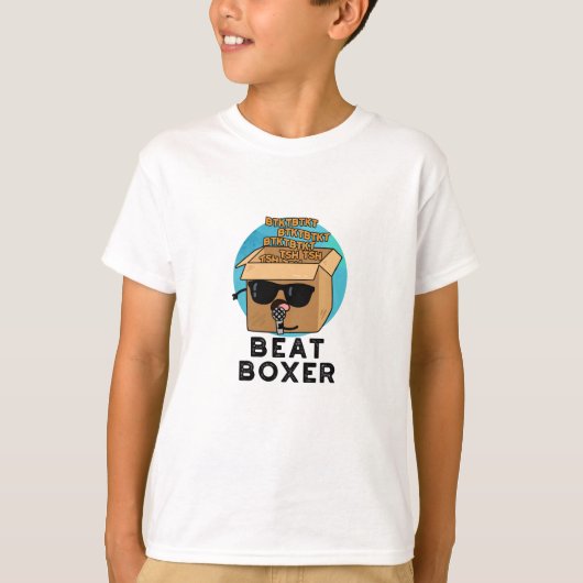 Beat Boxer Funny Beatboxer Box Pun T-shirt (Voorkant)