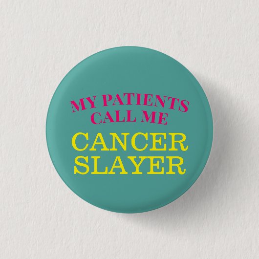 Beat Cancer - Dank u Button (Voorkant)