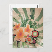 Beat Flowers Briefkaart (Voorkant / Achterkant)