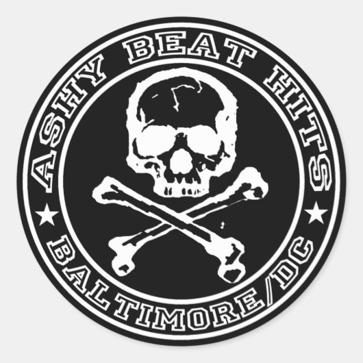 Beat Hits SKULL Sticker (Voorkant)