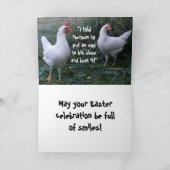 BEAT IT HERMAN EASTER carte de plaisanterie (Intérieur)