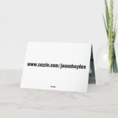 BEAT IT HERMAN EASTER carte de plaisanterie (Dos)