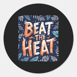 Beat the Heat Speech Outfit voor jongens en meisje Ronde Sticker