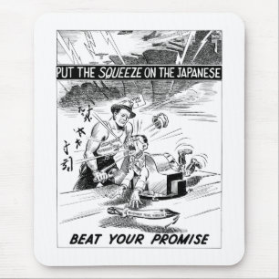 Beat Uw Beloofde Cartoon Muismat