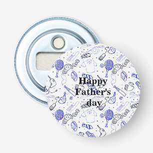 Beatiful Happy Vaderdag Button Flesopener