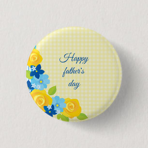 Beatiful Happy Vaderdag Ronde Button 3,2 Cm