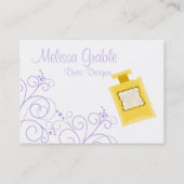 Beatiful, prachtige dress visitekaartje (Achterkant)