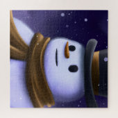 Beatiful Winter Snowman Puzzle Legpuzzel (Horizontaal)