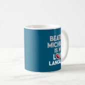 Beating Michigan Love Funny Ohio Home Buckeye Quot Koffiemok (Voorkant rechts)