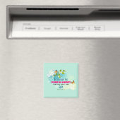 Beatitude Quote met Butterflies en Blossom Magneet (Insitu (Vaatwasser))