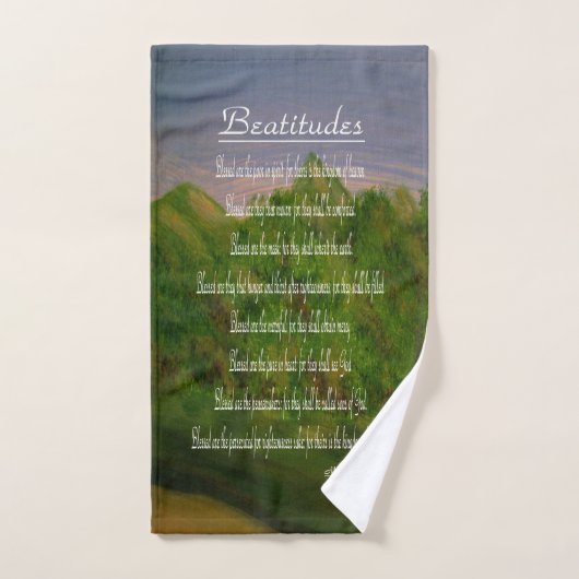Béatitudes (Serviette à main)