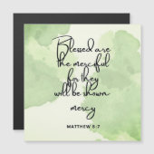 Béatitudes 10 Jours Écriture Verset 5:7 Magnet (Devant / Derrière)