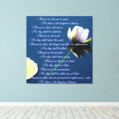 Beatitudes Canvas Afdruk (Insitu (Houten vloer))