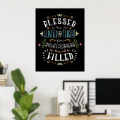 Beatitudes - Honger en Dorst voor Rechterheid Poster (Thuiskantoor)