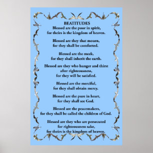 Beatitudes in de Vliegende zeegrens Poster