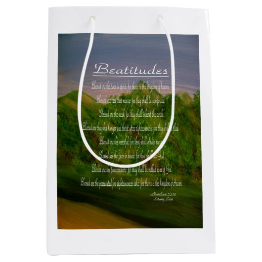 Beatitudes Medium Cadeauzakje (Voorkant)