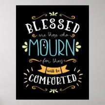 Beatitudes, verbijsterd zijn degenen die rouwen