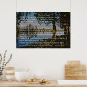 Beatitudes versie 2 poster (Keuken)