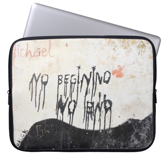 Beatles ashram laptop sleeve (Voorkant)