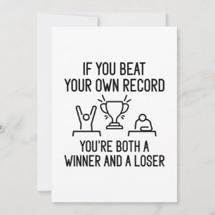 Beatrecord Bedankkaart