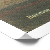 Beatrice Cooper doet een Romeinse standaard. Poster (Hoek)